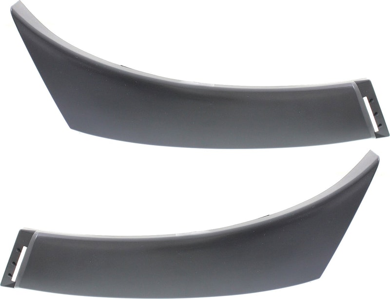 Front Bumper End Assembly Pair/Set for 2005-2012 Toyota Tacoma X-Runner Model, Right (Passenger) and Left (Driver) Extension, Plastic, Replacement