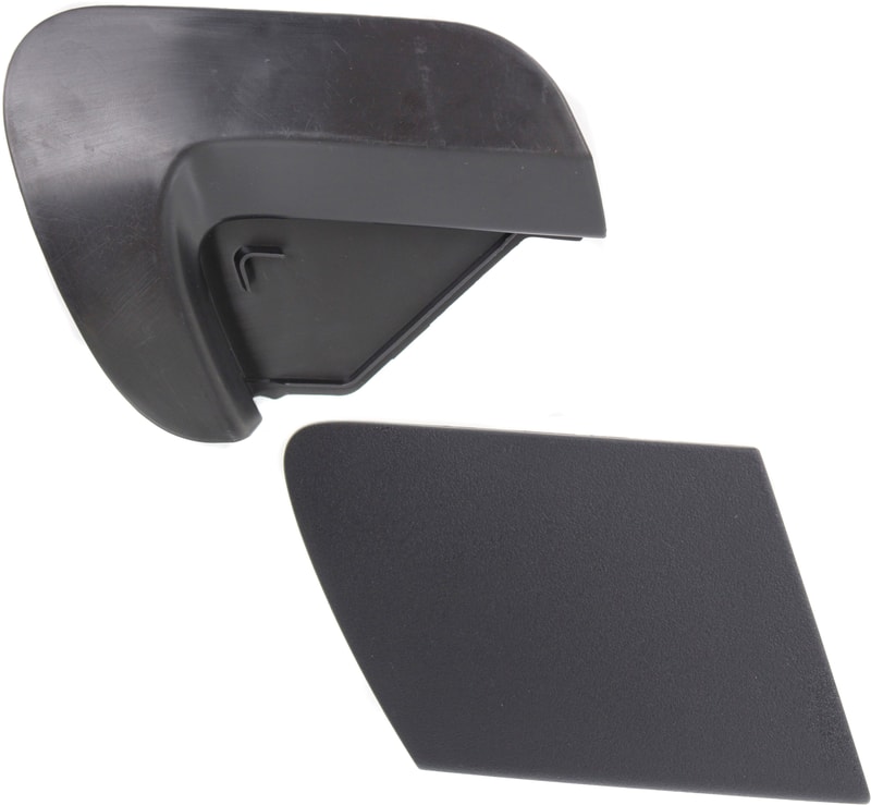 Front Bumper Tow Hook Cover for Toyota Yaris 2014, Upper and Lower Right (Passenger) Side, 2-Piece Set, Tow Eye Covers, Replacement