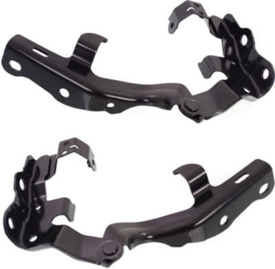 Hood Hinge Pair/Set for 2012-2014 Toyota Camry, Includes Right (Passenger) and Left (Driver) Hinges, Replacement