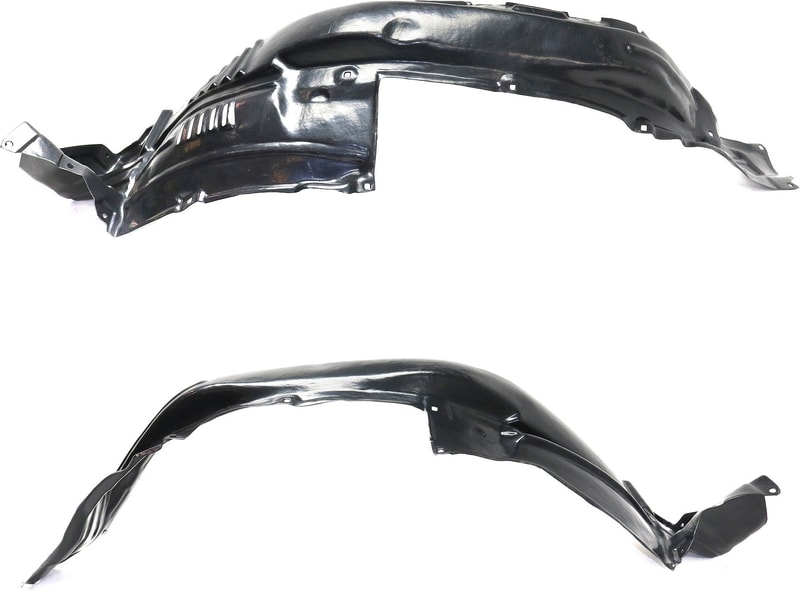Front Fender Liner Pair/Set for 2014-2023 Toyota 4Runner, Right (Passenger) and Left (Driver), Fits 20 In. Wheels, Replacement