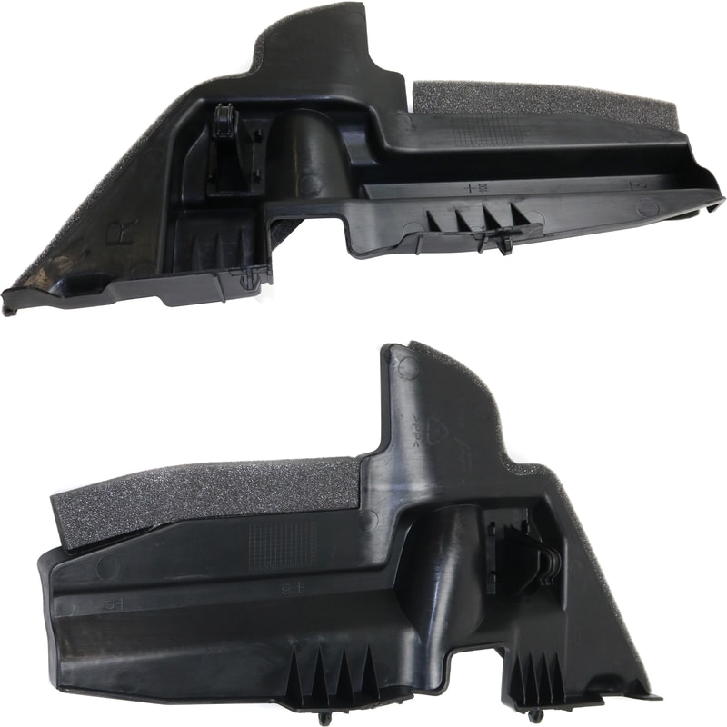 Pair/Set - Front Lower Valance for Toyota Prius 2010-2011, Right (Passenger) and Left (Driver) Lower Air Guides Replacement Set