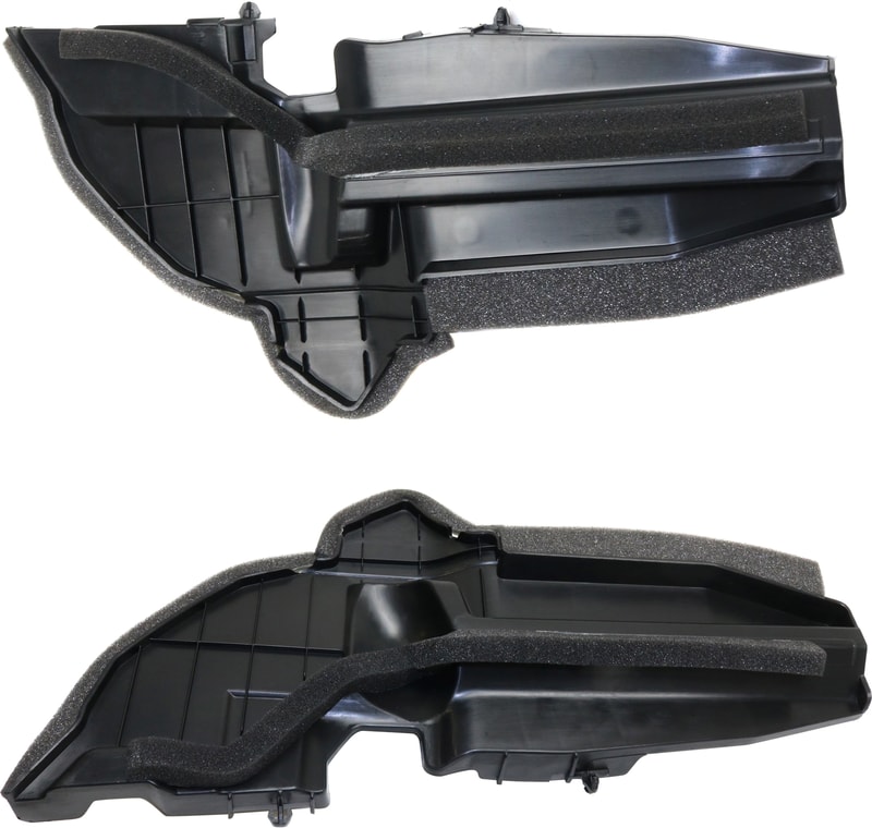 Pair/Set - Front Lower Valance for Toyota Prius 2010-2015/Prius Plug-In with Right (Passenger) and Left (Driver) Lower Air Guides Replacement Set
