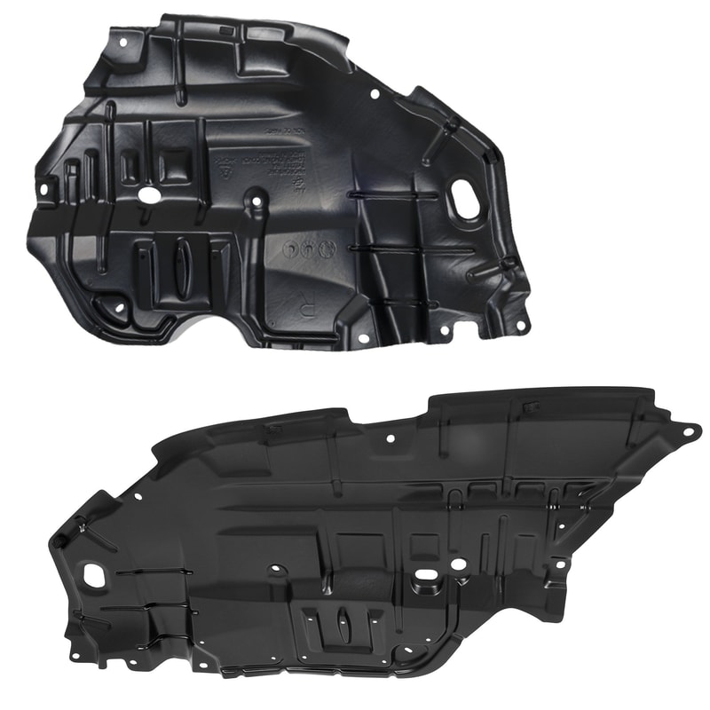 Engine Splash Shield Pair/Set for Toyota Camry 2012-2014, Under Cover, Right (Passenger) and Left (Driver) - Replacement