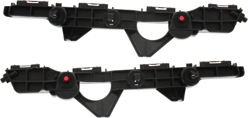 Rear Bumper Bracket Side Support Pair/Set for 2013-2015 Toyota Rav4, Right (Passenger) and Left (Driver), Plastic, Replacement