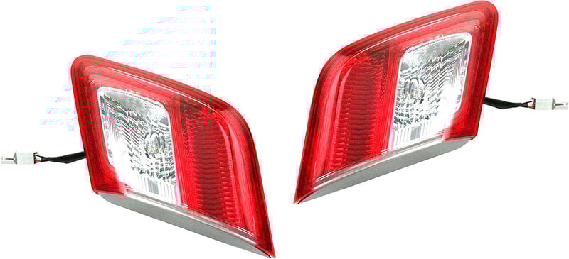 Tail Light Pair/Set for 2010-2011 Toyota Camry, Right (Passenger) and Left (Driver) Inner Replacement