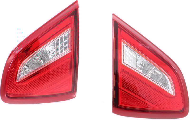 Inner Tail Light Assembly Pair/Set for 2016-2017 Nissan Altima Base/S/SL/SV Models, Right (Passenger) and Left (Driver), Without Sport Package, Replacement