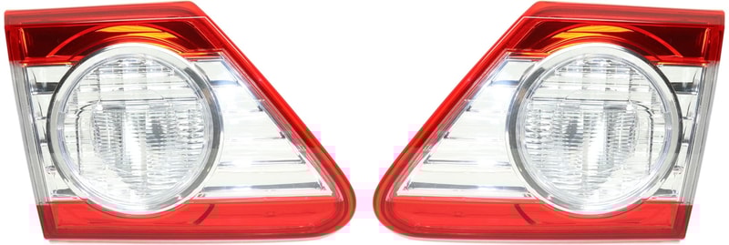 Tail Light Pair/Set for 2011-2013 Toyota Corolla, Right (Passenger) and Left (Driver), Inner Lens and Housing, Suitable for Japan Built Vehicle, Replacement