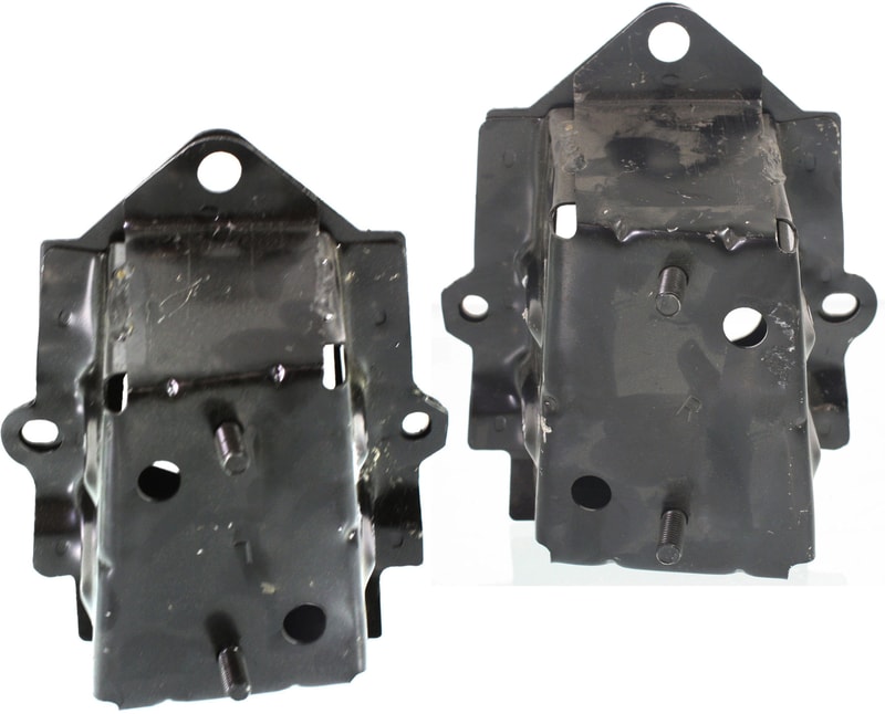 Rear Bumper Bracket Pair/Set for Toyota Yaris 2007-2012, Right (Passenger) and Left (Driver) Replacement