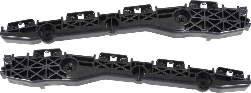 Rear Bumper Bracket Pair/Set for 2006-2012 Toyota RAV4, Right (Passenger) and Left (Driver) Side Support, Plastic Replacement