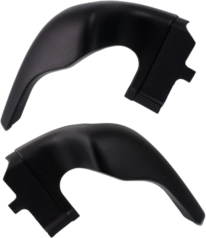 Rear Bumper Molding Pair/Set for Tacoma 2005-2015, Includes Right (Passenger) and Left (Driver) Step Pad Extension, Replacement Part