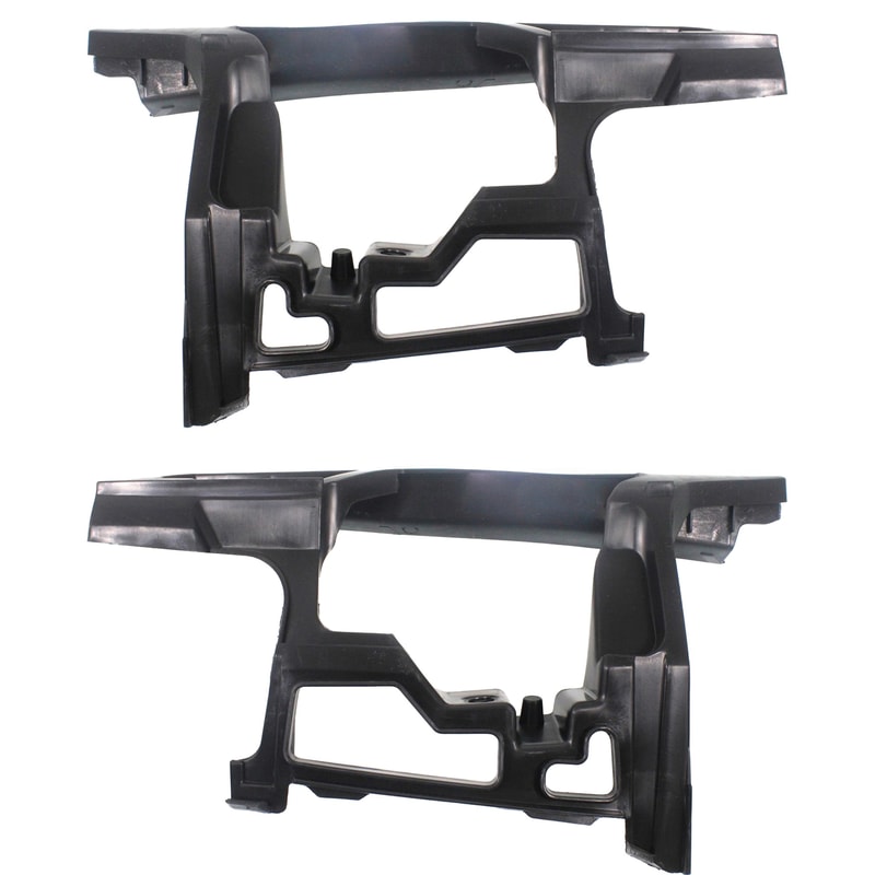 Front Bumper Cover Support Pair/Set for 2010-2014 Volkswagen Golf/Jetta Hatchback/Wagon, Right (Passenger) and Left (Driver) Side Replacement