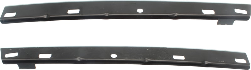 Front Bumper Bracket Pair/Set for 2015-2017 Ford F-150, Right (Passenger) and Left (Driver), Upper Steel, Excluding Raptor Model, Fits All Cab Types, Without Side Covers, Replacement