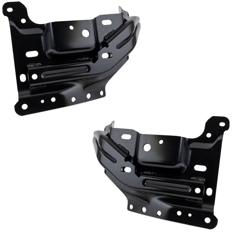 Front Bumper Bracket Pair/Set for 2021-2022 Ford F-150, Includes Right (Passenger) and Left (Driver) brackets, Replacement