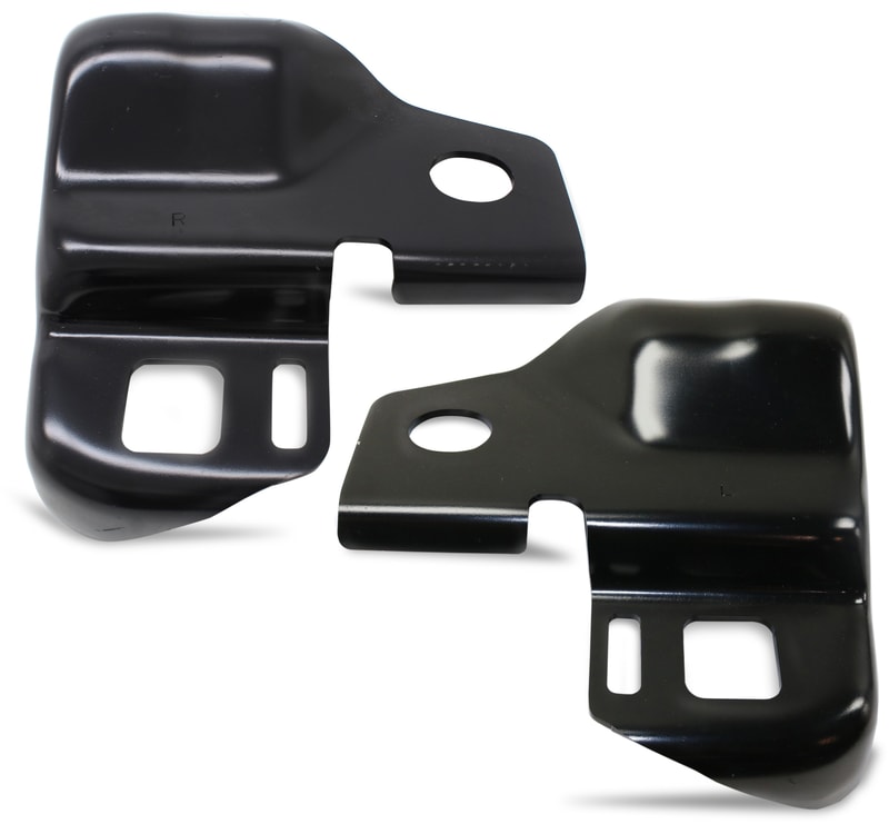 Rear Bumper Bracket Pair/Set for Ford F-150 2010-2014, Right (Passenger) and Left (Driver), Steel Material, SVT Raptor Model, Suitable for All Cab Types, Replacement