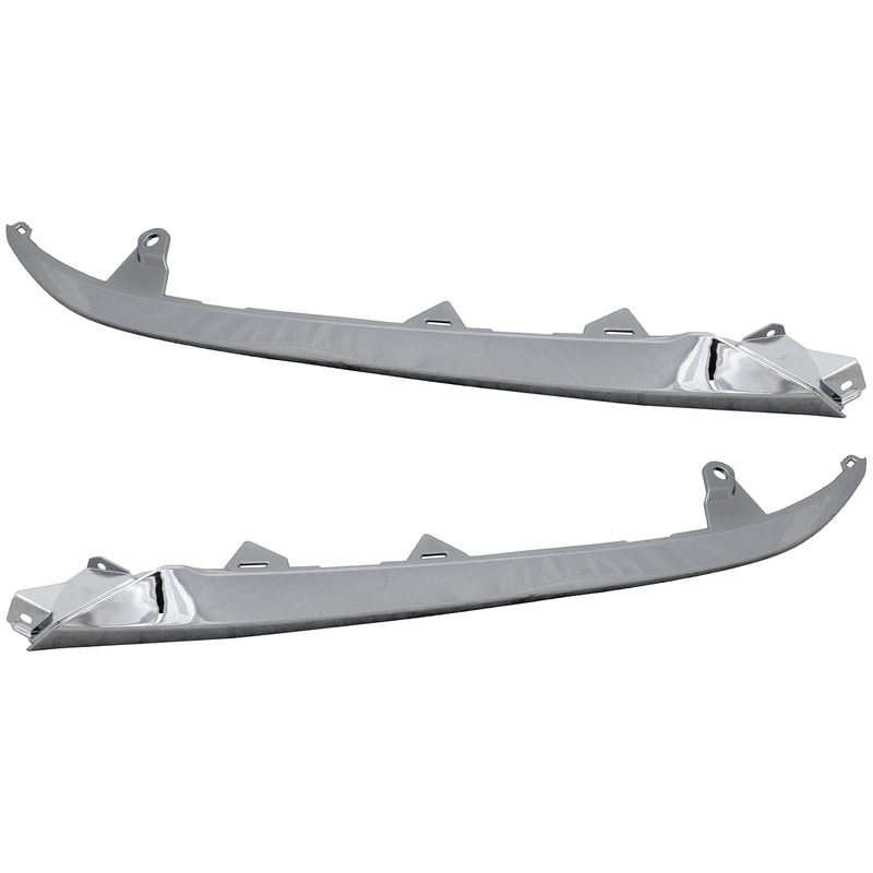 Grille Molding Pair/Set for 2021-2022 Honda Accord, Right (Passenger) and Left (Driver) Side, Fits EX-L, LX, Touring Sedan and Hybrid Models, Replacement
