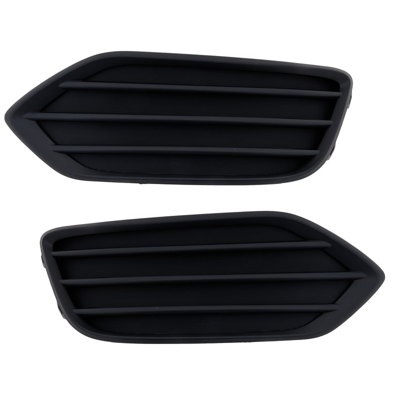 Front Fog Light Cover Pair/Set for Honda HR-V 2019-2022, Right (Passenger) and Left (Driver), Textured Black Replacement