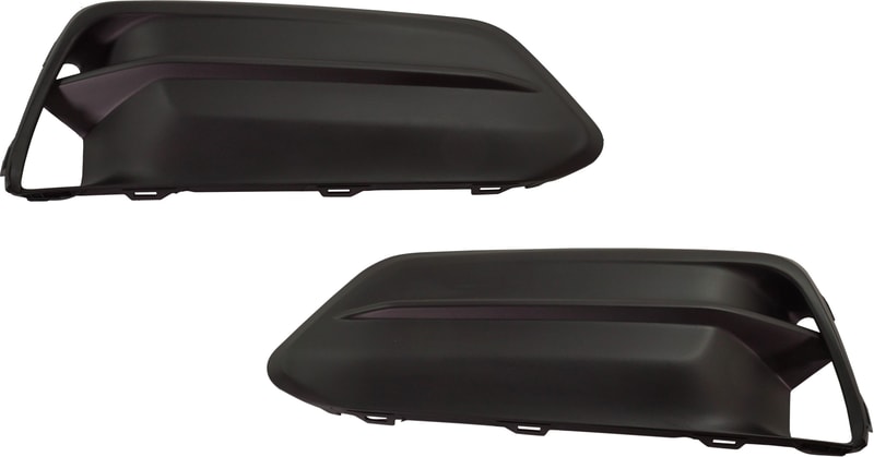 Fog Light Cover for Honda Accord 2018-2020, Right (Passenger) and Left (Driver), without Fog Light Holes, Replacement Pair/Set