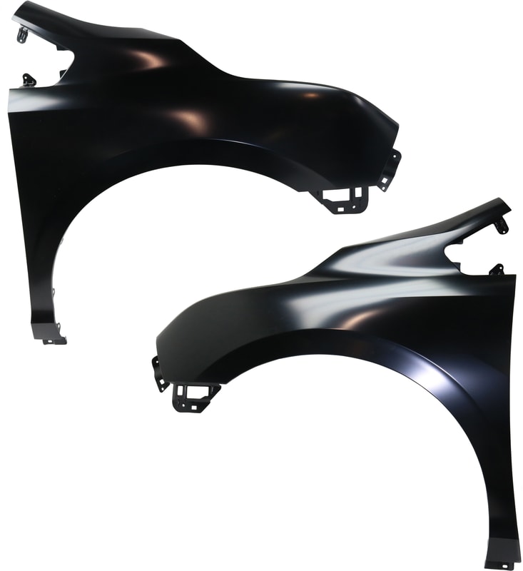 Front Fender Pair/Set for 2018-2023 Honda Odyssey, Right (Passenger) and Left (Driver), Primed (Ready to Paint), Steel, Replacement
