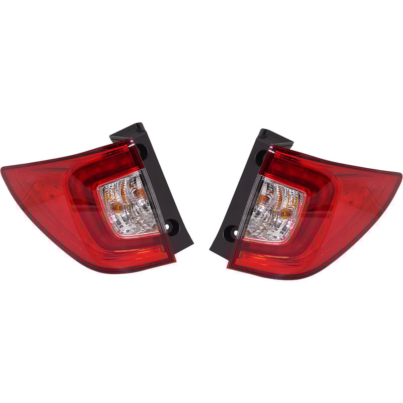 LED Tail Light Assembly Pair/Set for Honda Passport 2019-2021, Right (Passenger) and Left (Driver), Replacement