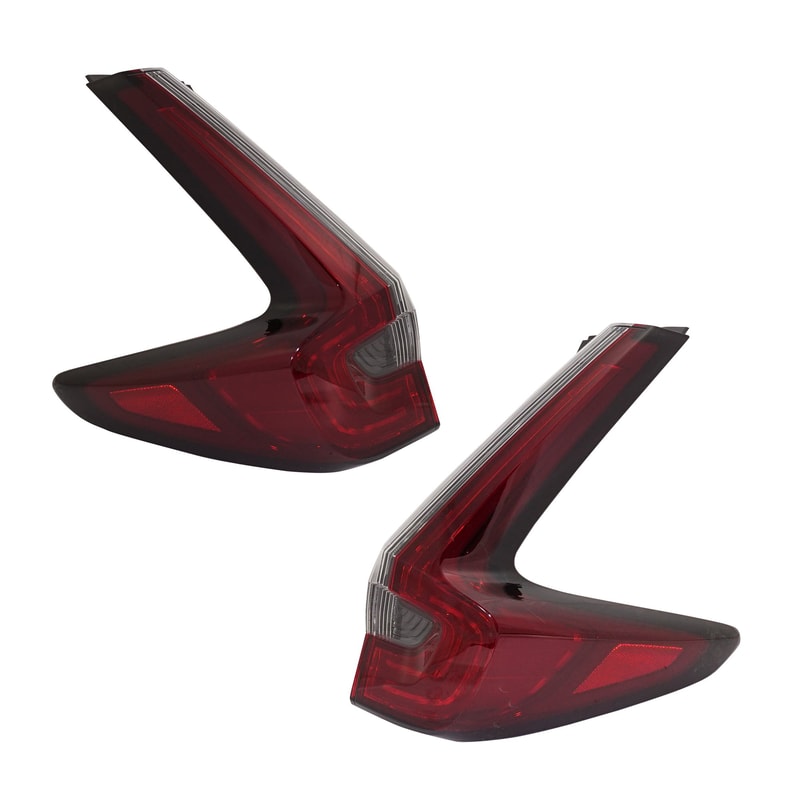 Outer Tail Light Pair/Set for Honda CR-V 2020-2022, Right (Passenger) and Left (Driver) Replacement