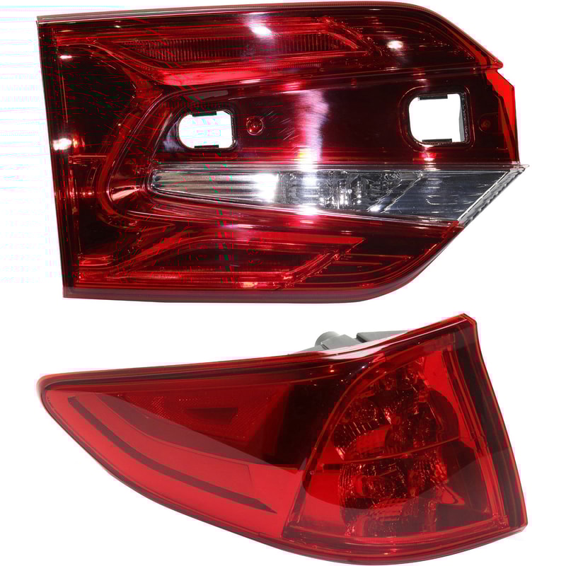 Tail Light Set for Honda Odyssey 2018-2023, Inner and Outer Left (Driver) Replacement