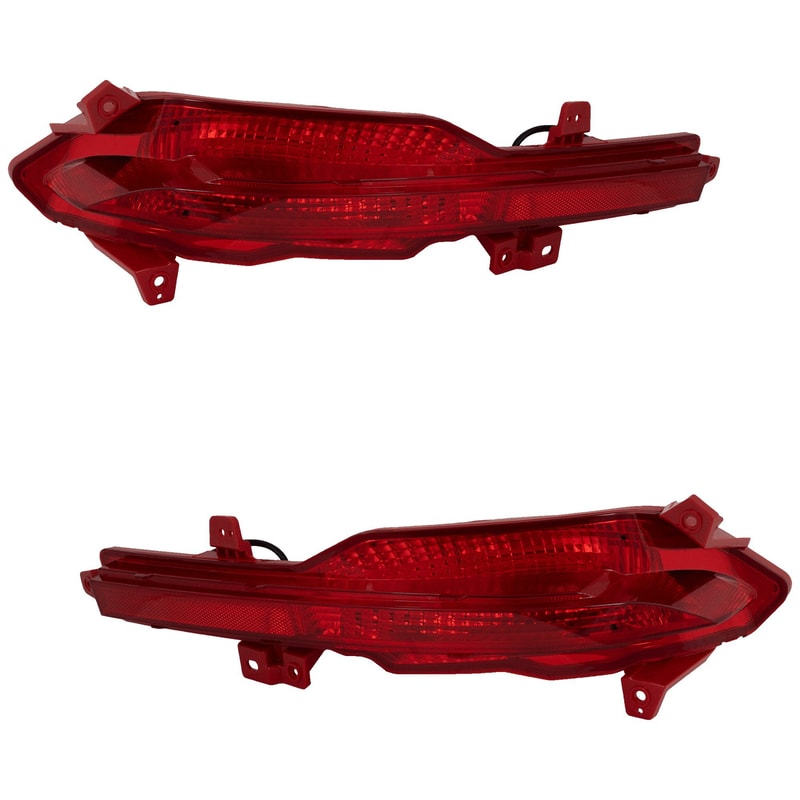 Rear Signal Light Assembly for Hyundai Santa Fe 2021-2022, Right (Passenger) and Left (Driver), Halogen Replacement Pair/Set
