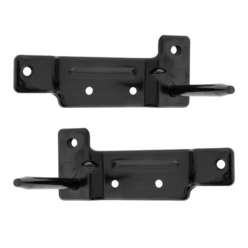 Rear Bumper Bracket Replacement Pair/Set for Hyundai Elantra 2017-2018, Right (Passenger) and Left (Driver), Reinforcement Bar, For 1.4L Turbo Eng./2.0L Eng, Korea Built Vehicle