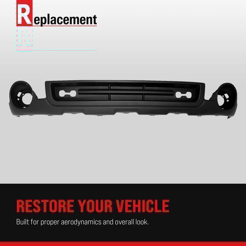 Pair/Set - Rear Lower Valance for Honda Civic 2022-2023, Right (Passenger) and Left (Driver) Air Diffuser, Textured Black Plastic, Sport/Sport Touring Hatchback Models, Replacement