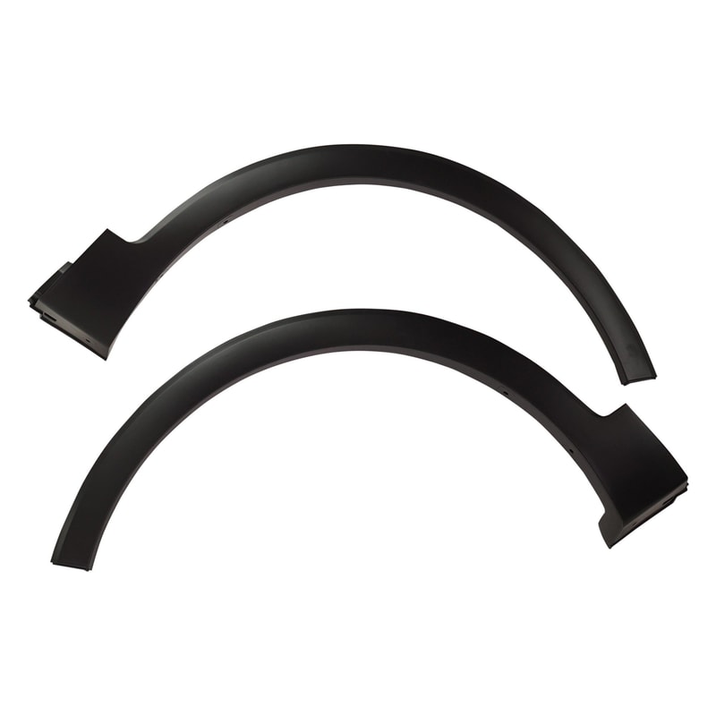 Front Wheel Opening Molding Pair/Set for Kia Sorento 2016-2020, Right (Passenger) and Left (Driver), Primed Black (Ready to Paint), Compatible with Limited/SX/SX Limited Models, Replacement