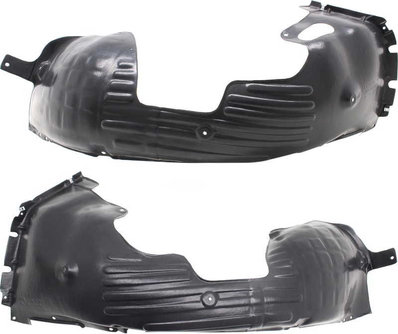 Front Fender Liner Pair/Set for KIA Optima 2016-2018, Right (Passenger) and Left (Driver), Excluding Hybrid Model, For USA Built Vehicle, Replacement