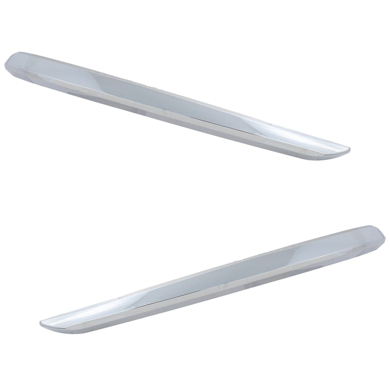 Front Bumper Molding Pair/Set for Mazda CX-3 2019-2022, Right (Passenger) and Left (Driver), Chrome Replacement