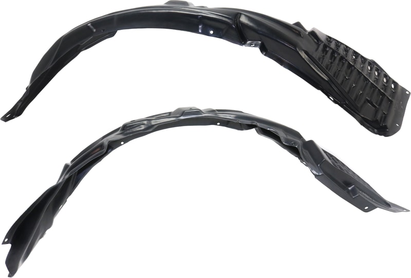 Front Fender Liner Pair/Set for Mitsubishi Lancer 2010-2015, Right (Passenger) and Left (Driver), Without Turbo, Excluding Sportback Replacement