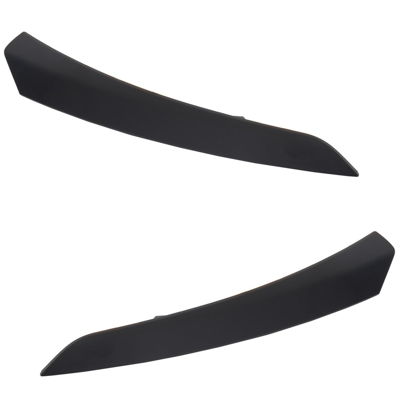 Pair/Set - Headlight Molding for 2022 Nissan Pathfinder, Right (Passenger) and Left (Driver), Primed (Ready to Paint) Replacement Set