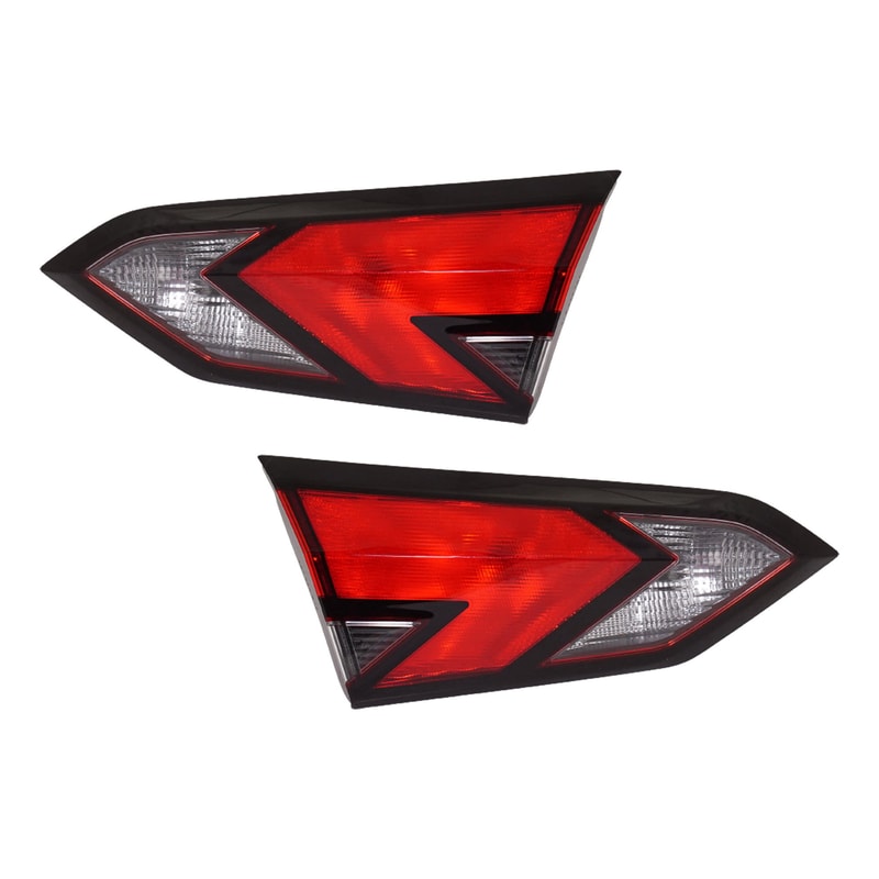 Inner Tail Light Assembly for Nissan Versa 2020-2021, Right (Passenger) and Left (Driver), Halogen, Replacement Pair/Set