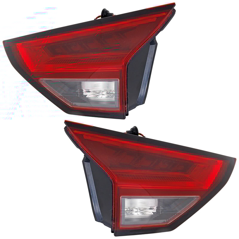LED Tail Light Assembly Pair/Set for 2021-2023 Nissan Rogue, Inner, Mounts on Liftgate, Right (Passenger) and Left (Driver), USA Built Replacement