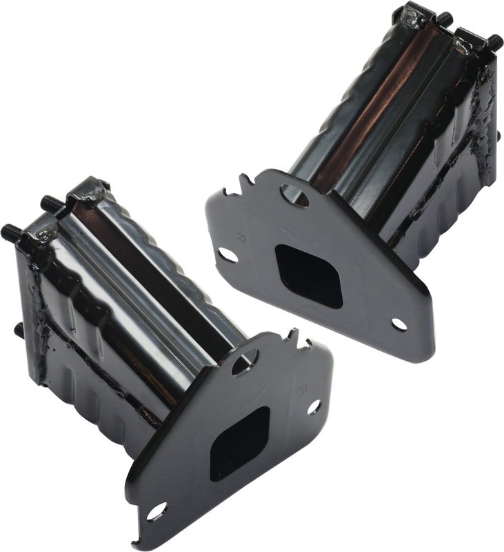 Rear Bumper Bracket Pair/Set for Nissan Rogue 2014-2020, Right (Passenger) and Left (Driver), Pair/Set of 2, Compatible with Hybrid Model 2017-2018, USA Built, Replacement