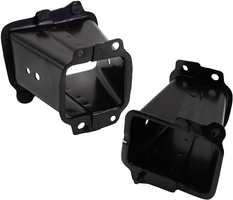 Rear Bumper Bracket Right (Passenger) and Left (Driver) for Nissan Versa Note 2014-2019, Pair/Set of 2, Bumper Stay, Steel Replacement