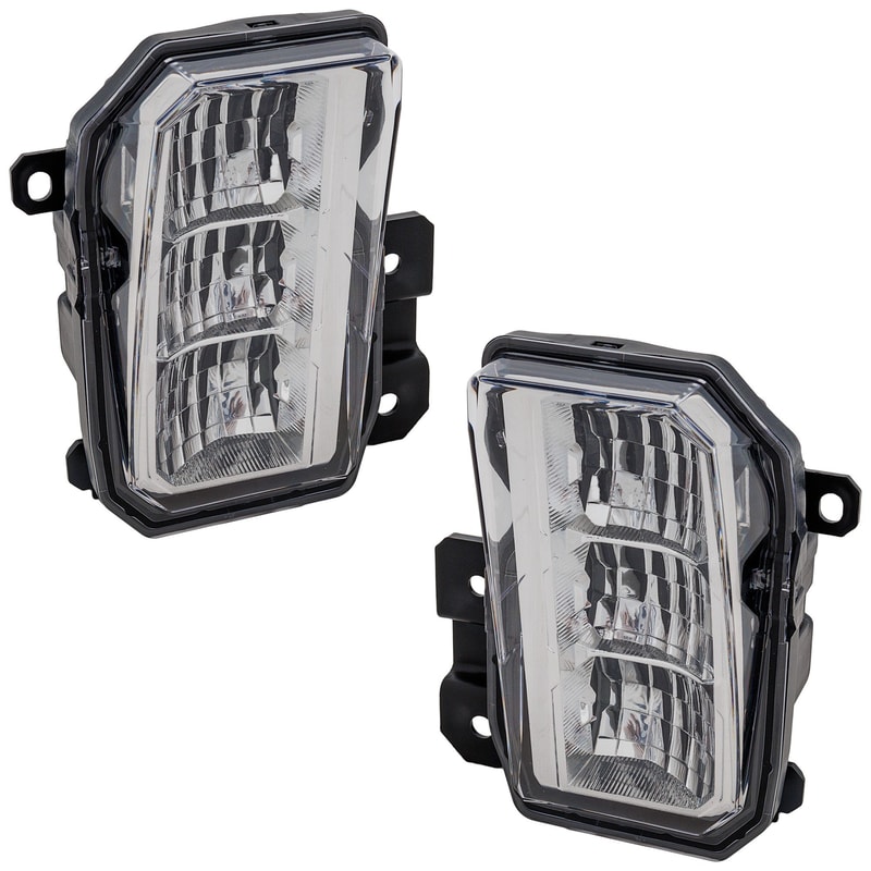 LED Front Fog Light Assembly for Subaru Forester 2019-2021, Right (Passenger) and Left (Driver), Replacement Pair/Set