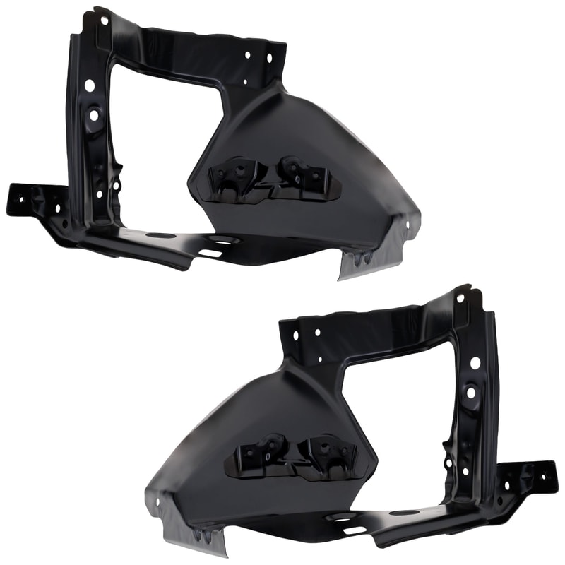 Pair/Set - Radiator Support Bracket for Subaru Forester (2009-2013), Impreza (2008-2016), XV Crosstrek (2013-2015), Right (Passenger) and Left (Driver) Side, Front Apron Assembly, Wagon/Sedan, Replacement Set