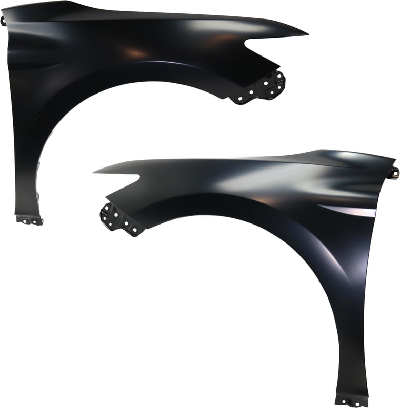 Front Fender Pair/Set for Toyota Camry 2018-2022, Right (Passenger) and Left (Driver), Primed (Ready to Paint), Steel, Replacement
