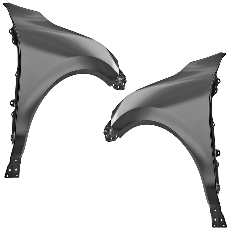 Pair/Set - Front Fender for Toyota Venza 2021-2023, Right (Passenger) and Left (Driver), Aluminum, Replacement