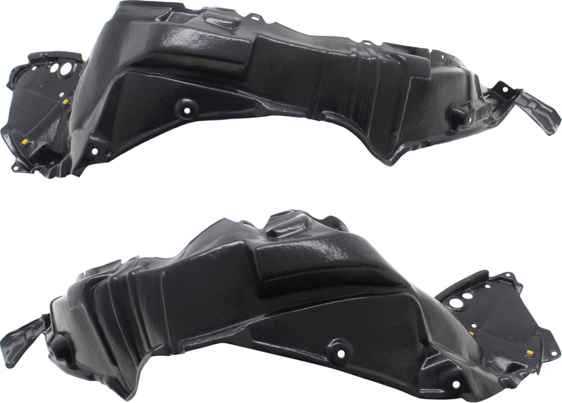 Front Fender Liner Pair/Set for Toyota Scion IM (2016), Corolla IM (2017-2018), Right (Passenger) and Left (Driver), without Extension Sheet, Replacement