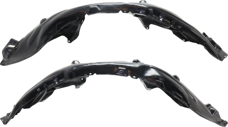 Front Fender Liner Pair/Set for Toyota Camry 2018-2022, Right (Passenger) and Left (Driver), Plastic, Vacuum Form, Compatible with L/LE/XLE Models, Japan/North America Built Vehicles Replacement