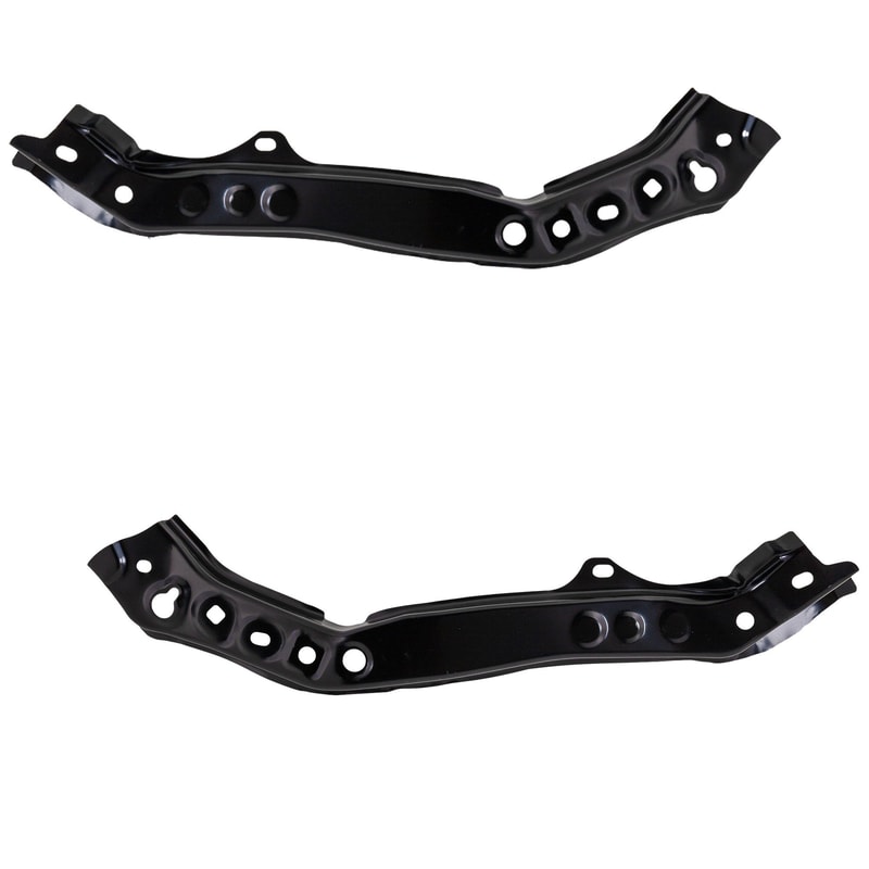 Radiator Support Upper Right (Passenger) and Left (Driver) Tie Bar Pair/Set for 2019-2021 Toyota Corolla Hatchback, Replacement