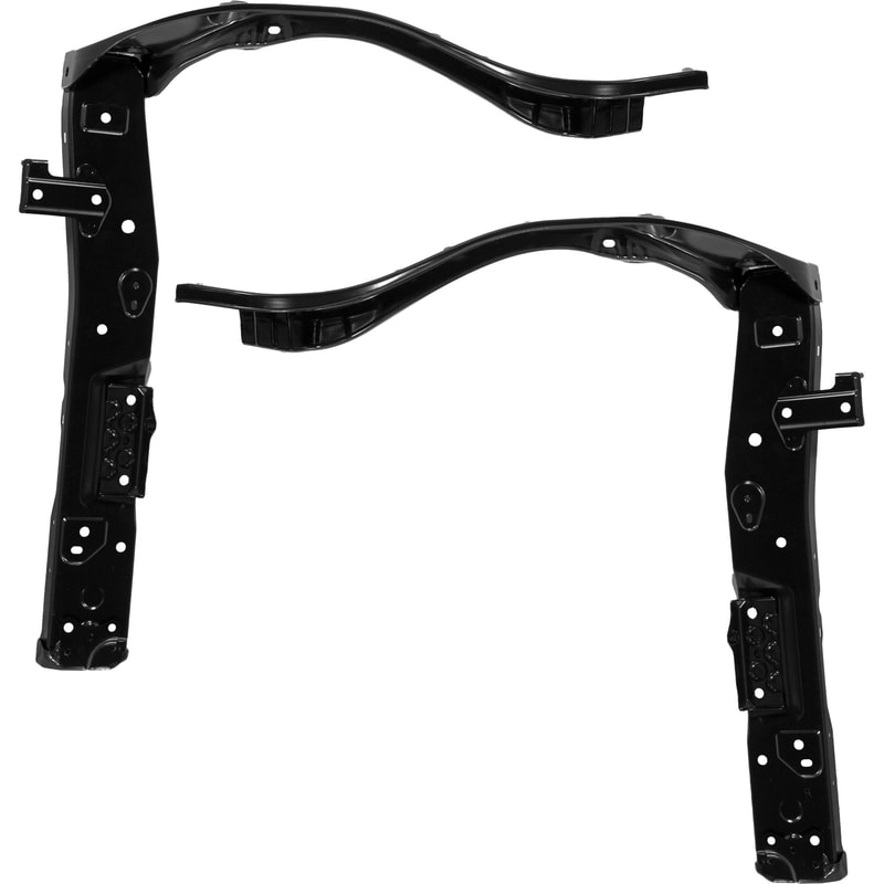 Pair/Set - Radiator Support Assembly for Toyota Highlander 2020-2023, Right (Passenger) and Left (Driver) Side, Replacement Set