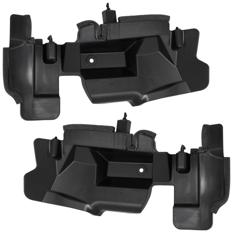 Radiator Support Pair/Set for Toyota Tacoma 2016-2023, Includes Right (Passenger) and Left (Driver) Side Deflector, Replacement