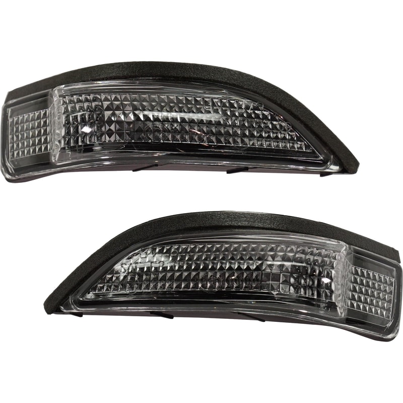 Mirror Signal Light Pair/Set for Toyota Avalon (2013-2018) and Corolla (2014-2019) Right (Passenger) and Left (Driver) Replacement