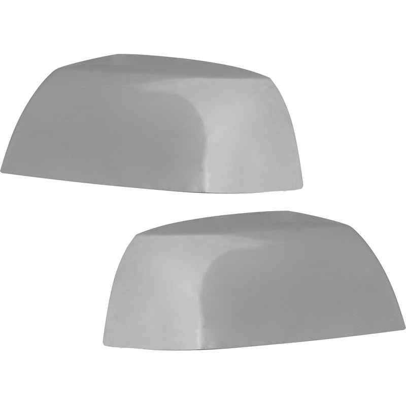 Chrome Mirror Cover Pair/Set for Toyota Tundra 2007-2021 and Sequoia 2010-2022, Right (Passenger) and Left (Driver), Non-Towing, Suitable for Platinum/Base/Limited Models, Excludes Nightshade Model, Replacement