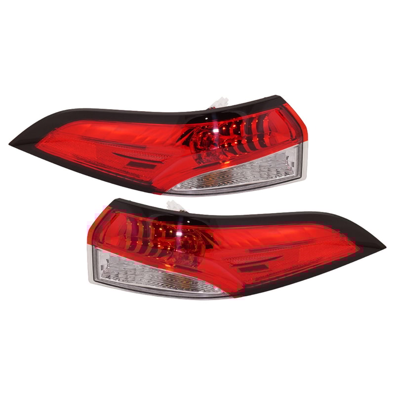 Pair/Set - LED Tail Light Assembly for 2020-2021 Toyota Corolla L/LE/SE Model, Outer, Right (Passenger) and Left (Driver), Sedan, North America Built Vehicle Replacement