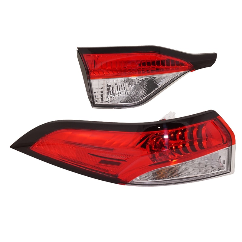 Tail Light Inner and Outer for Toyota Corolla 2020-2022 Left (Driver) Side, Replacement Set